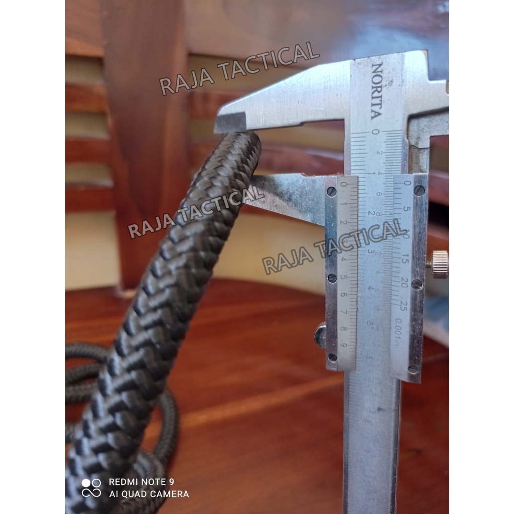 Tali Karmantel Carmantle Statis 12 mm x 50 m Original Jatah TNI