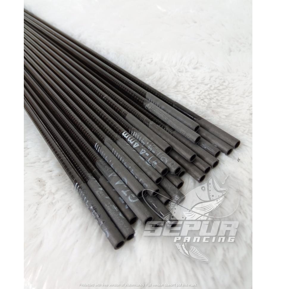 Pyk31au22ᴺ– Ruas Joran Tegek Carbon 1 2 3 - Satu Set Ujung Joran Tegek Carbon - Blombongan Tegek Car
