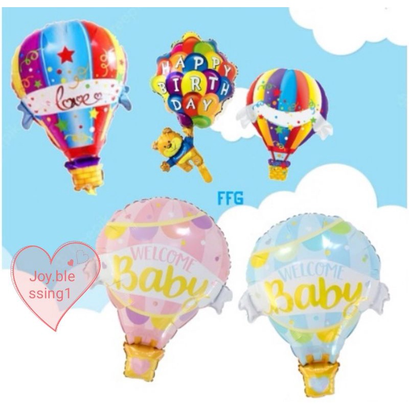 BALON FOIL BALON UDARA besar/ balon udara baby/awan