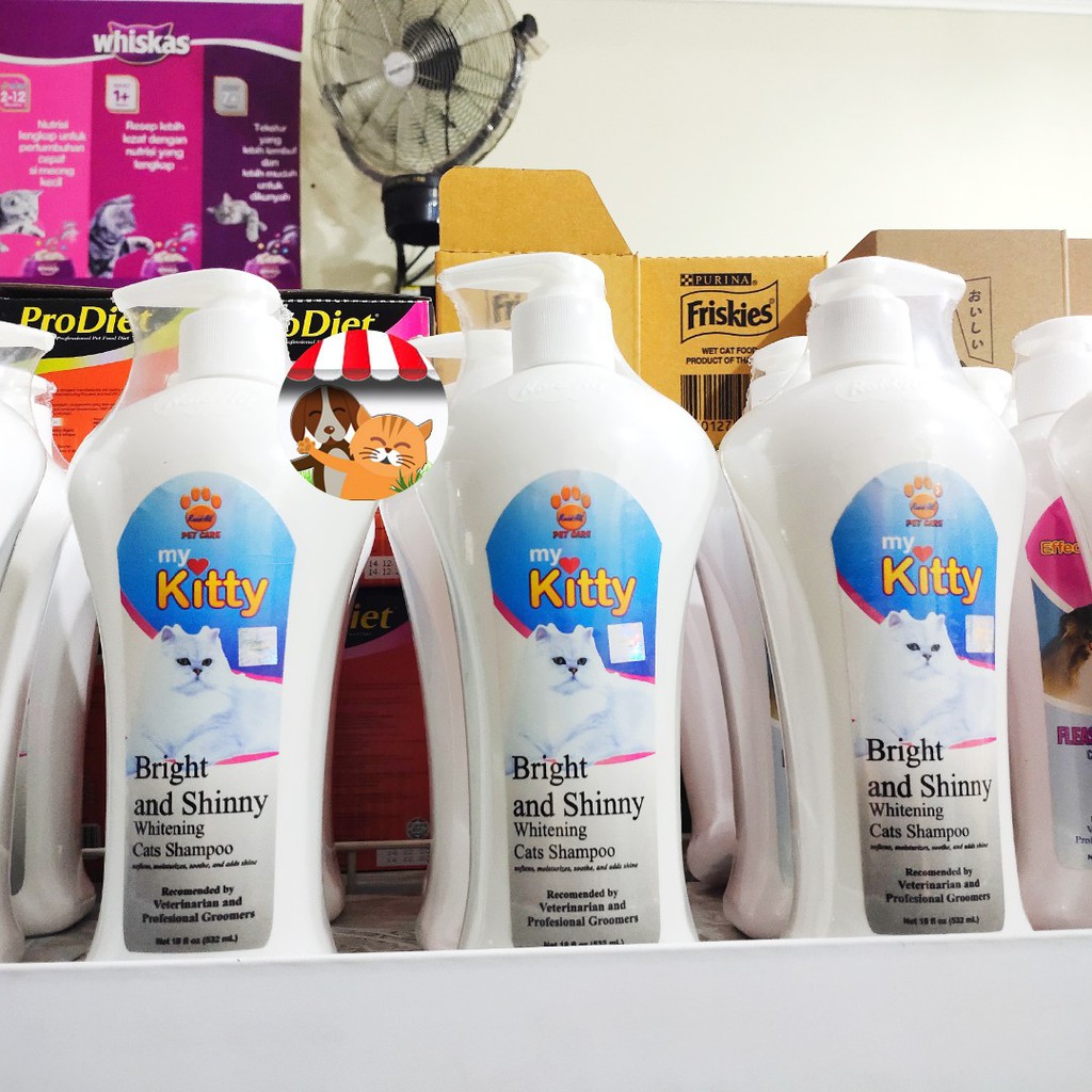 Shampoo Kucing Raid All Bright And Shinny Whitening Cat Shampoo 532ml