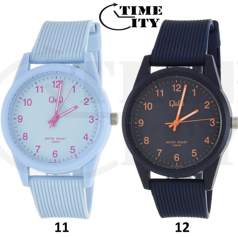 QQ Q&amp;Q ORIGINAL ORI QNQ SERIES VS12 Casual series ready stock Jam Tangan Navy Anti Air Biru Dongker