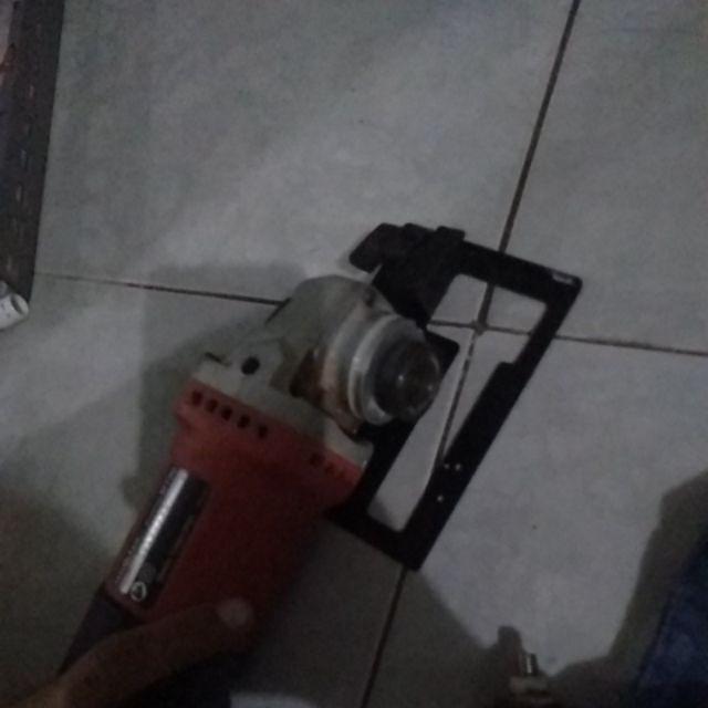 Stand holder grinder - dudukan gerinda tangan jadi