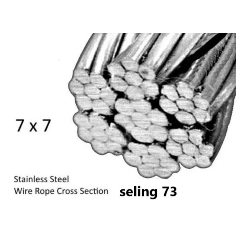 Kawat Seling Stainless 2mm Sling Stainless 2mm ss 304