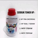 Serbuk Toner Compatible Printer 119a 150a 150nw MFP 178nw 279fnw w2093a Magenta w2090a 45gram