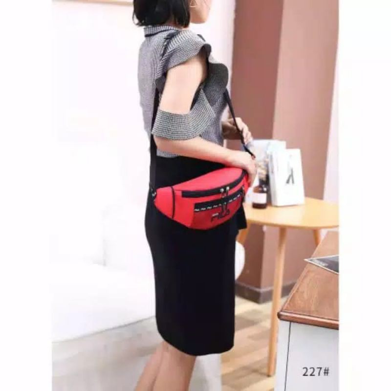 Gudang Tas Waistbag fl jaring Multifungsi Selempang / Dada / Pinggang