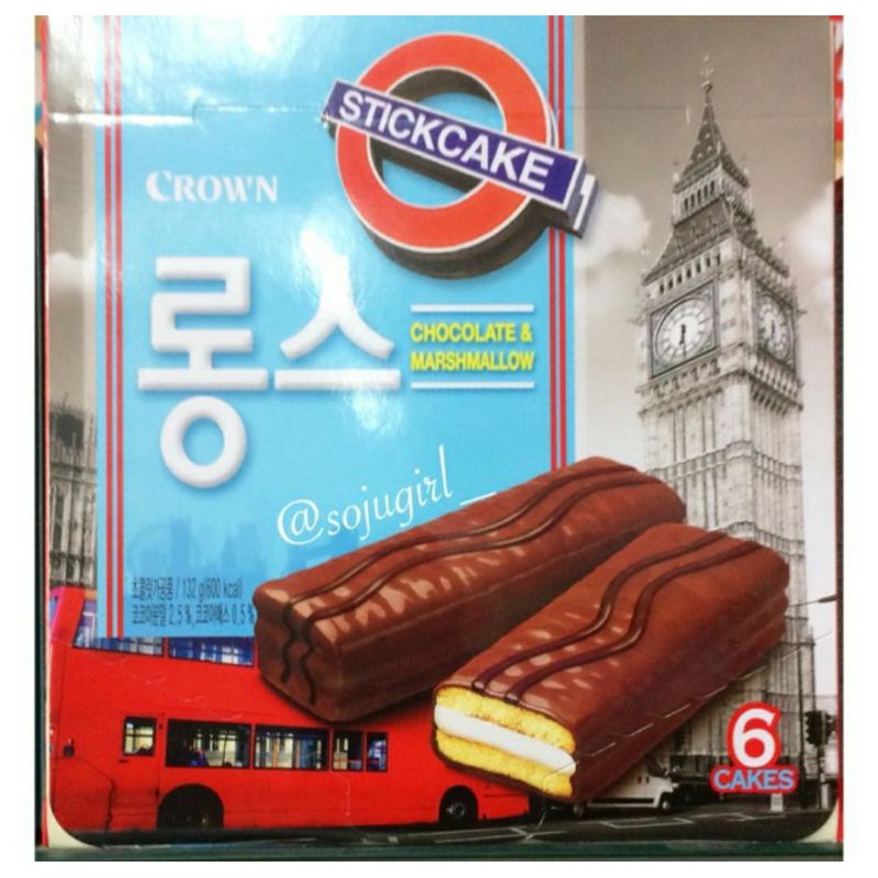 

Crown Stick Cake Chocolate n Marsmallow 132 grma