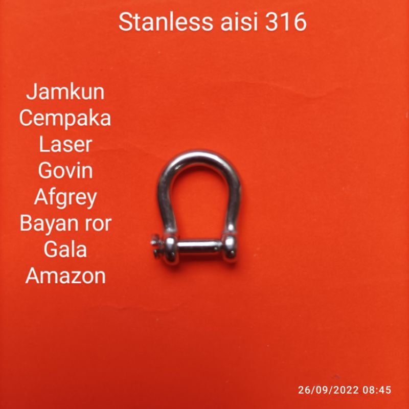 Ring omega - ring rantai parrot- ring kaki macaw - ring kaki afgrey