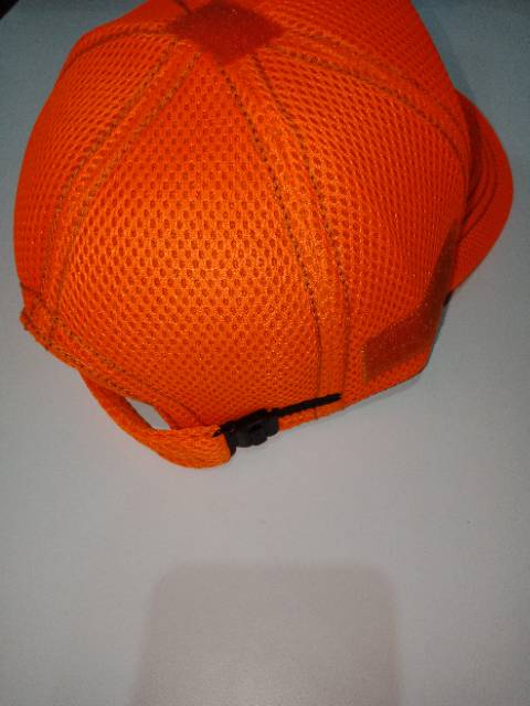 Topi tactical perekat lapangan doblemes jaring orange/pemadam/bpbd/rescue