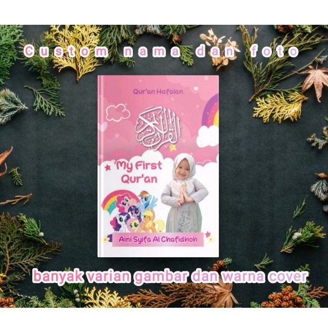 ALQuran custom nama unik untuk anak-anak size A5 ALQuran custom kado Alquran hafalan anak al qur an 