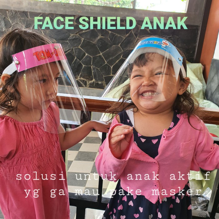 Face shield anak pelindung wajah