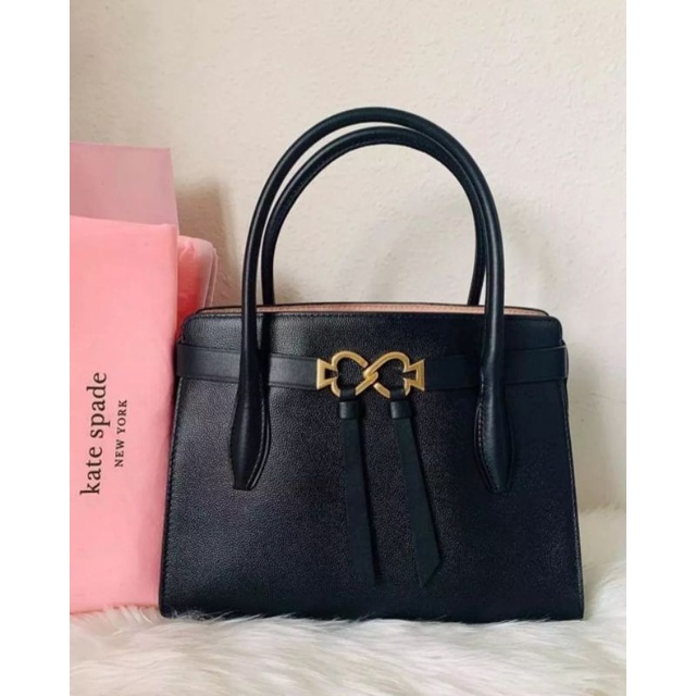 TAS KATE SPADE TOUJOURS MEDIUM SATCHEL NAVY OR BLACK