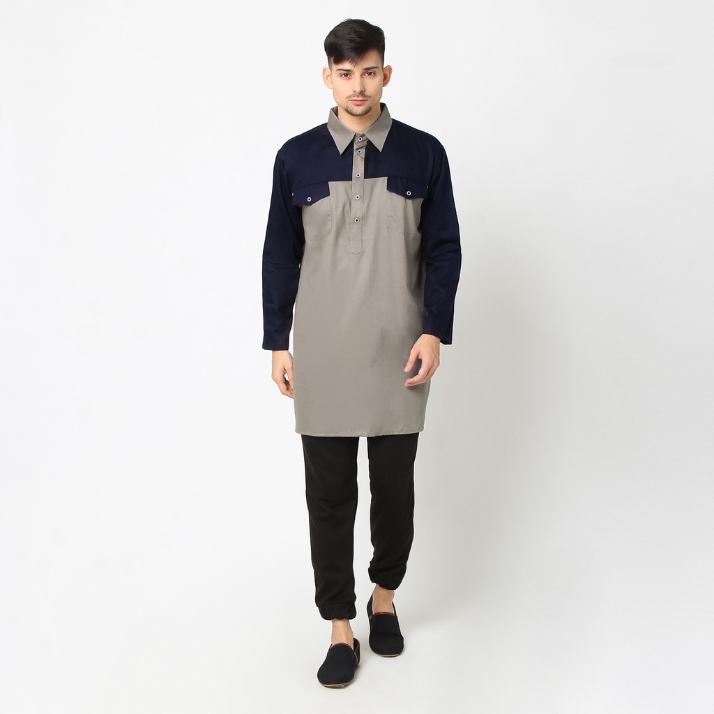 Zayidan Baju Koko Gamis Muslim Pria Shauqi