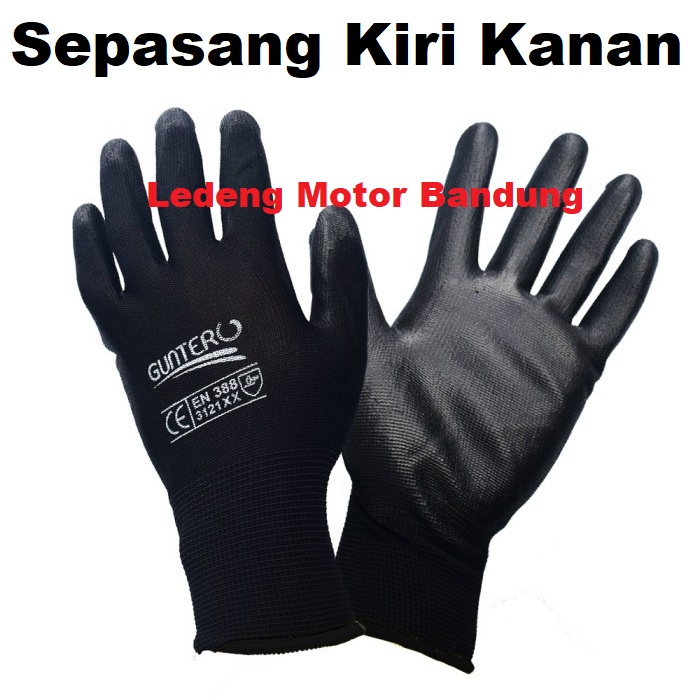 Kenmaster Sarung Tangan Gunter Karet Latex Safety Pelindung Anti Slip