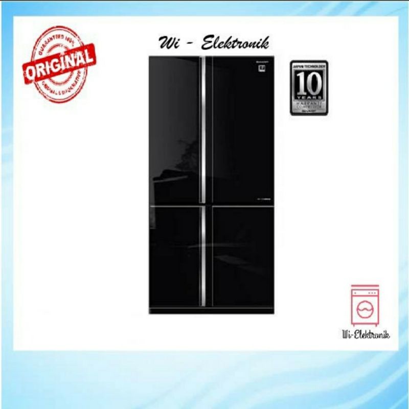 Kulkas 4 Pintu Sharp SJ-IF91PG-BK / Kulkas Multi Door Sharp SJIF91PGBK 91PGBK