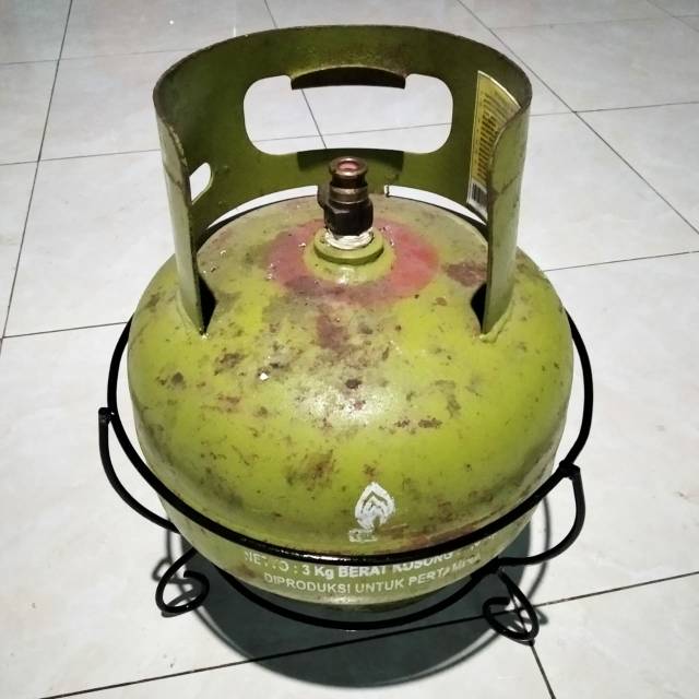 Tatakan gas / rak gas LPG 3kg / rak gas / dudukan gas