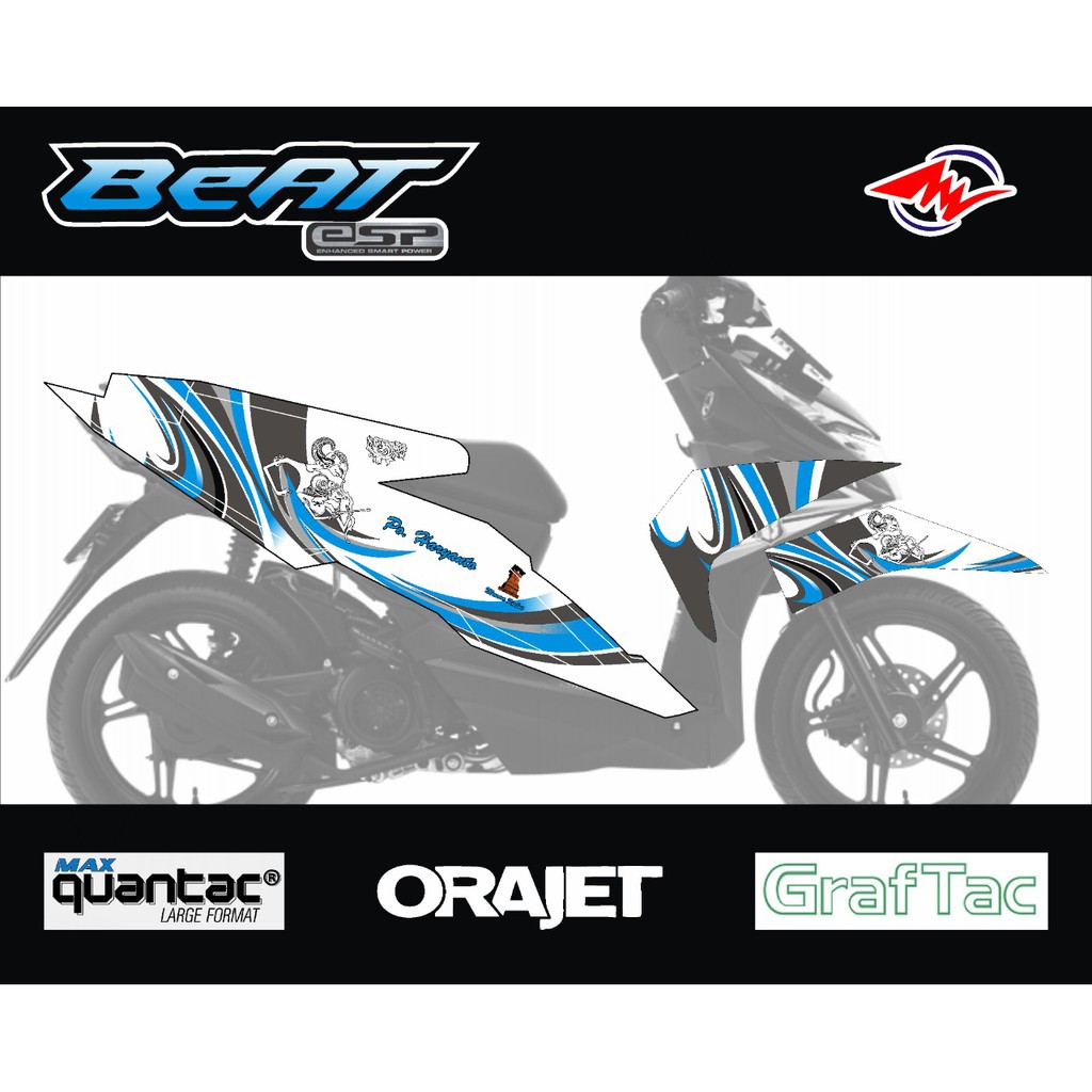 STIKER LIVERY BUS HR , BEAT ESP 2016-19