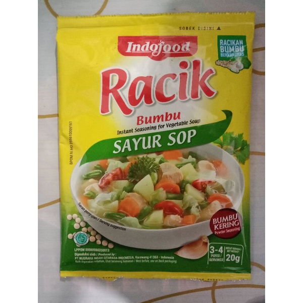 

Bumbu Racik Sayur Sop Indofood 20g