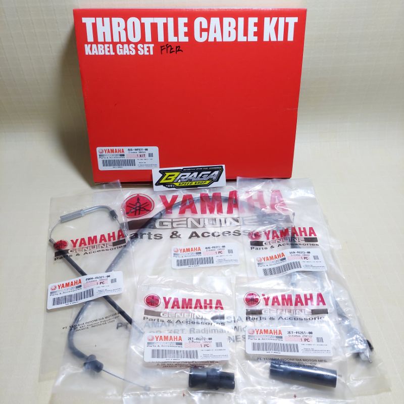 Throttle Cable Kit Kabel Sulur Gas Set Kabel Pompa Oli Samping Yamaha F1ZR FIZR F1Z FIZ R Original Y
