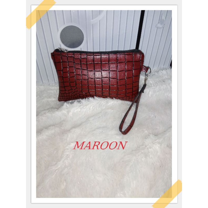 Clucth CROCO DOMPET CROCO WANITA BAHAN TEBAL UKURAN 22×12