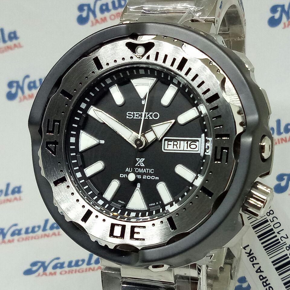 Seiko Prospex SRPA79K1 Black Monster Diver - Jam Tangan Pria SRPA79