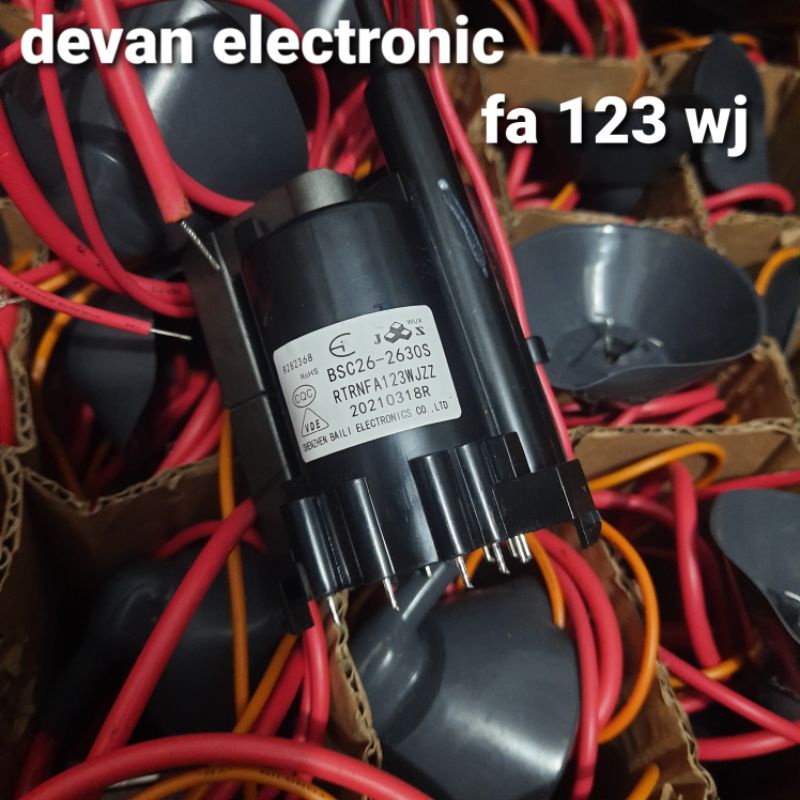 FBT FLYBACK TV SHARP FA123WJ - FLYBACK SHARP BSC 26-2630S atau fa 123wj new