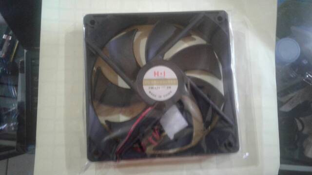 Fan case 12cm hitam