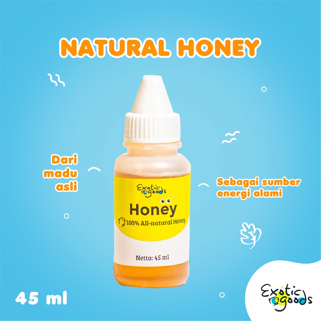 HONEY 45ml NATURAL PURE HONEY MADU MURNI MADU HUTAN