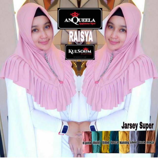 Hijab Jilbab Anqueela Pet Raisya