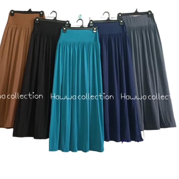Recomended ROK WANITA PANJANG - ROK REMPEL JUMBO - ROK REMPEL JERSEY