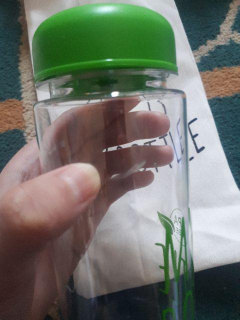 Promo [1kg 12pcs] My Bottle Transparan Bening Dengan Sarung Anti Pecah