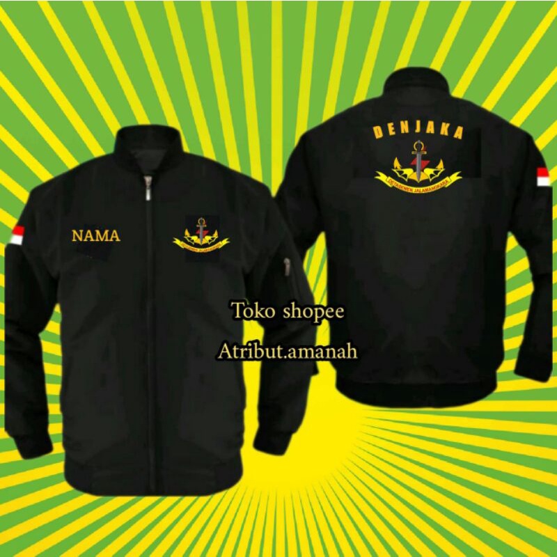 JAKET BOMBER DENJAKA / JAKET DENJAKA / JAKET BOMBER LOGO DENJAKA