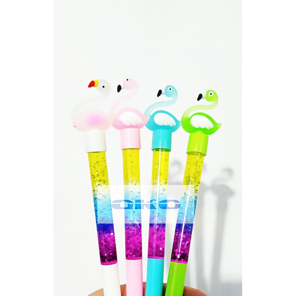 

Pen Gel Bentuk Angsa Glitter BP-8002 1Pcs