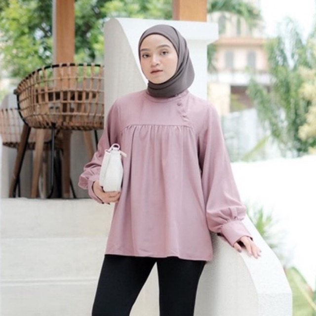 Sheza Simple Button Blouse | Shakila import