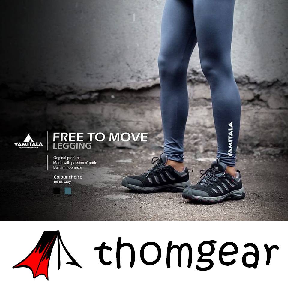 Yamitala Celana Legging Gunung Free To Move Hitam Dan Abu Pria Wanita Sport Outdoor Adventure Cycling Sepeda Oudor Leging Ketat Hiking Tactical Kerja Lapang Lapangan Petualang Murah Ori Original Terbaru 2022 Thomgear Jember Bondowoso Situbondo Probolinggo