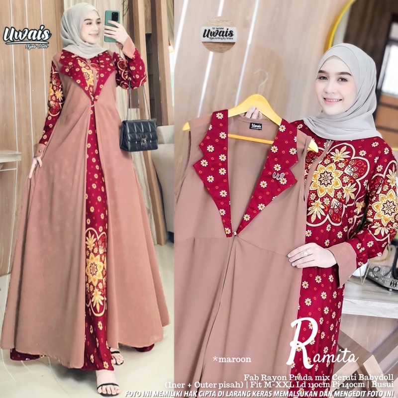 RAMITA GAMIS MUSLIM PREMIUM ORI UWAIS