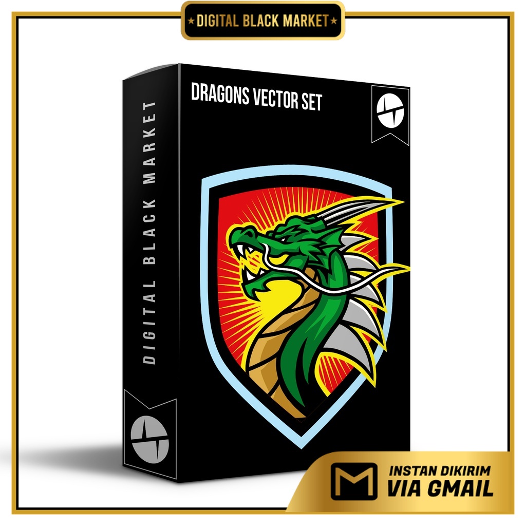 Dragons Vector Set - Coreldraw