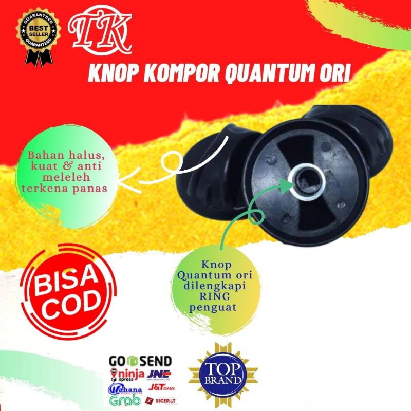 Knop Tombol Knop Quantum + Knop Kompor gas Regulator Kompor regulator Gas Ring Quantum/Perlengkapan