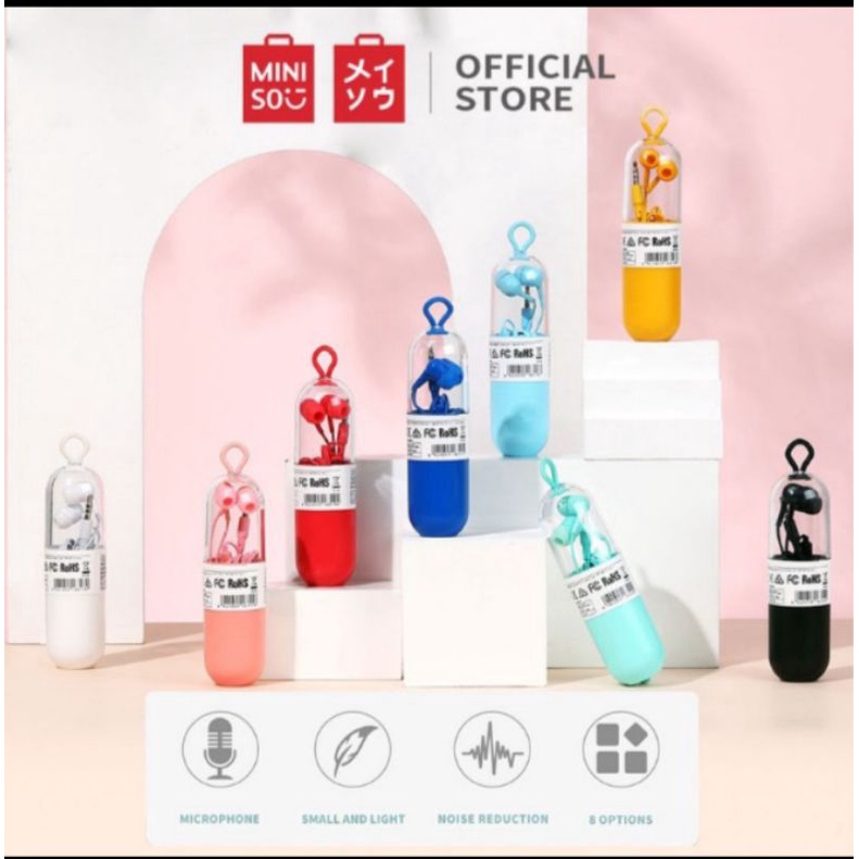 HEADSET KAPSUL MINISO ORI 100%