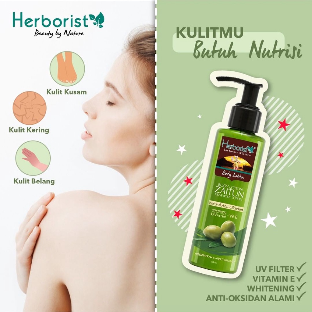 ⭐BAGUS⭐ HERBORIST Zaitun Series | Facial Foam Body Wash Shampoo Lotion Minyak Olive Pijat Herboris