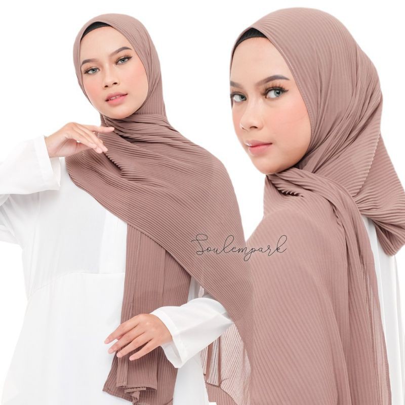 Promo Pashmina Plisket Ori Terbaru Tidak Ada Jahitan Di Tengah Kerudung Pashmina Plisket Jilbab Terbaru Jilbab Pashmina Plisket Abu Lazada Indonesia