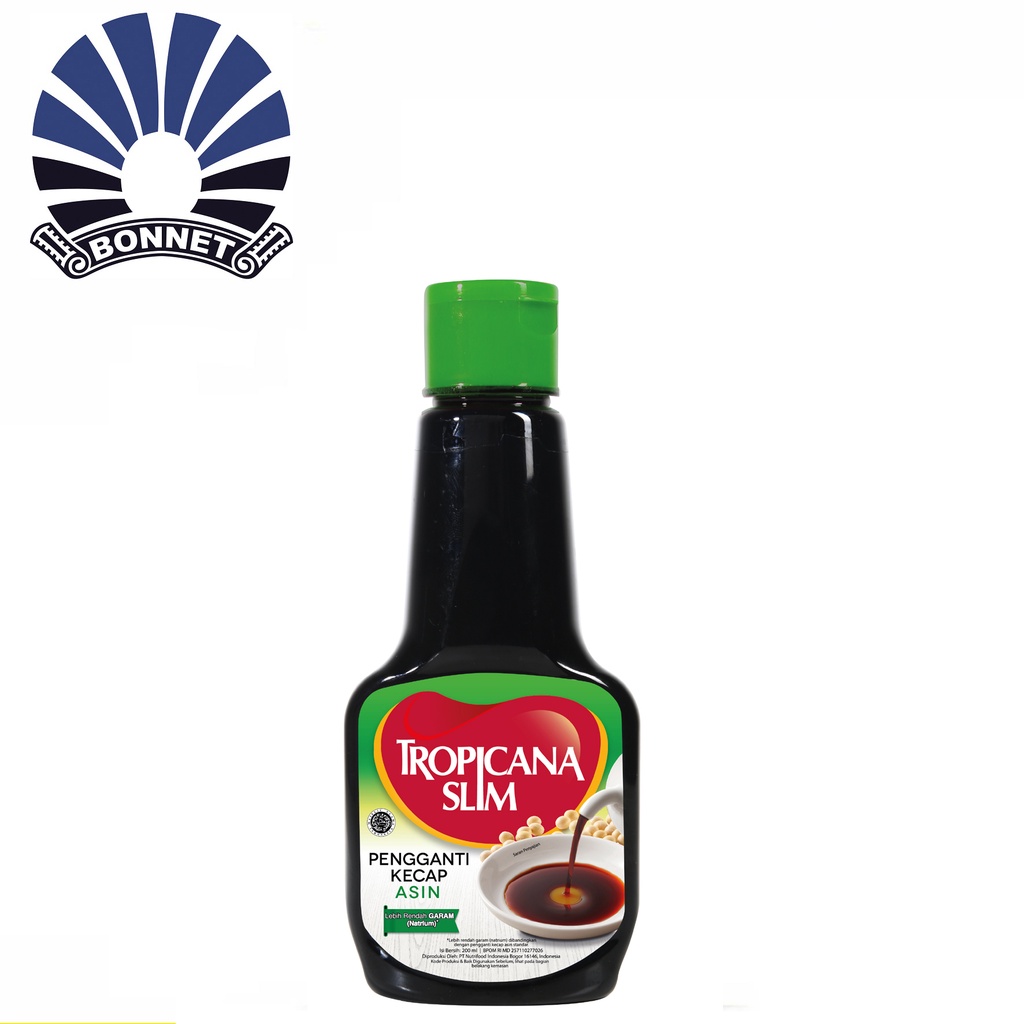 

Tropicana Slim Kecap Asin 200ml - Bantu Dukung Hidup Sehat