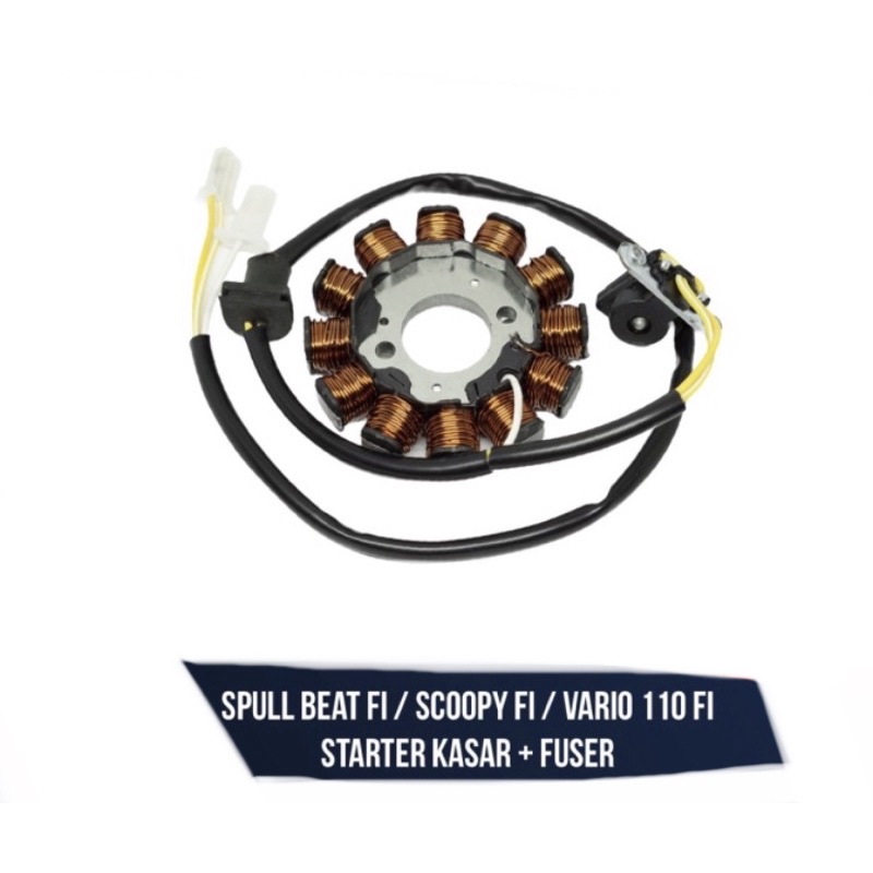 SPULL SPUL SPOOL BEAT Fi SCOOPY Fi VARIO 110 Fi STARTER KASAR SET FUSER  HONDA K25