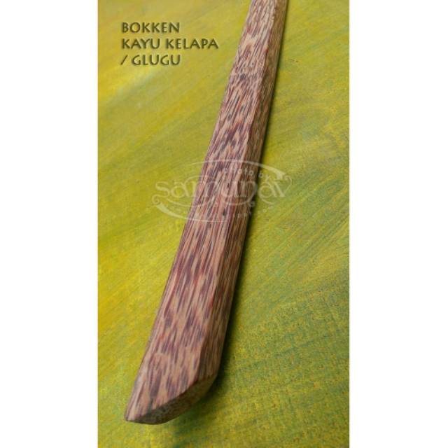 Bokken belah kayu kelapa istimewa