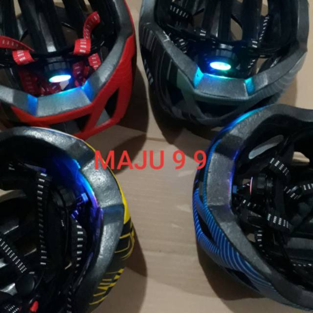 Helm Sepeda Pacific Sp-J106 Lampu&amp;Adjustable