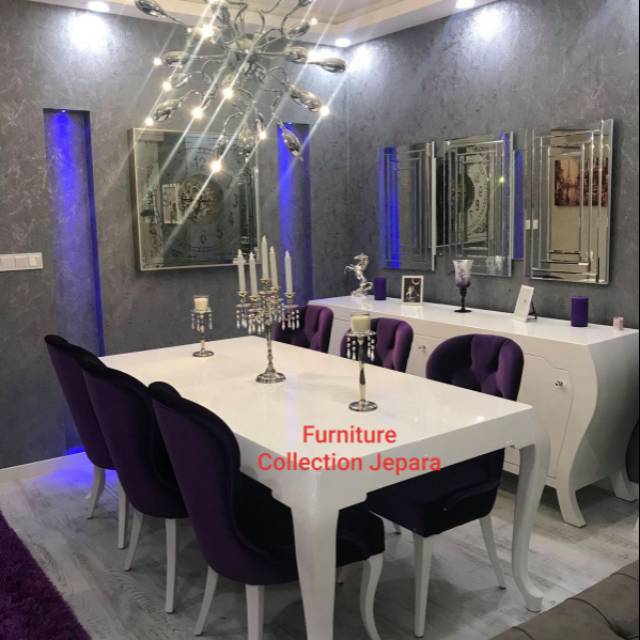 Meja makan duco minimalis modern meja makan modern FCJ