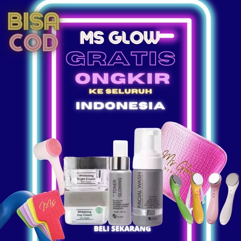 MS GLOW (ORI) PAKET WAJAH PAKET ULTIMATE FREE 2 PRODUK