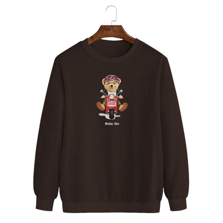 Noveli wear - Sweatshirt roughneck | sweater crewneck basic unisex distro 7807