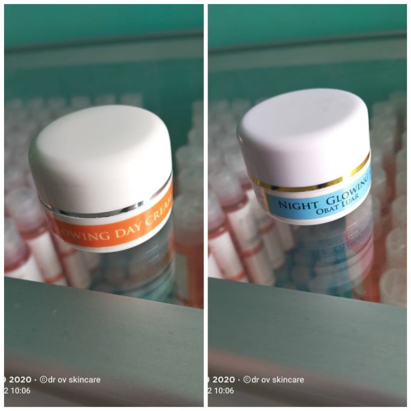 Dr.OV skincare Cream siang & malam glowing