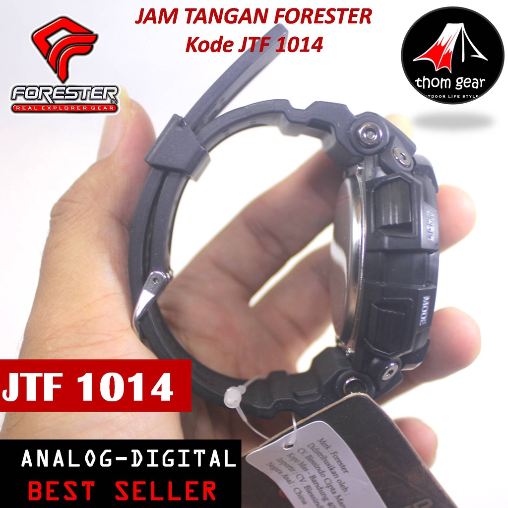 Forester Jtf 1014 Jam Tangan Pria Origial Forester Analog Digital Adventure Sport Outdoor Waterproof Water Resistant Anti Air Pria Cowok Original Ori Terbaru 2022 Free Rubber Strap Cadangan Batre Box Kayu Thomgear Bangakalan Palangkaraya Pare Pare Kebomas