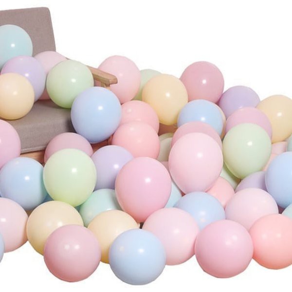 GROSIR PER 100PCS - BALON LATEX PASTEL 12 inci / BALON LATEX MACARON